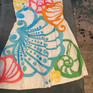 Lilly Pulitzer White Ribbon Detail Garment